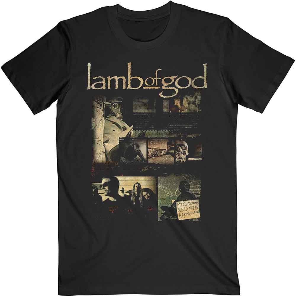 Lamb Of God Album Collage Black
