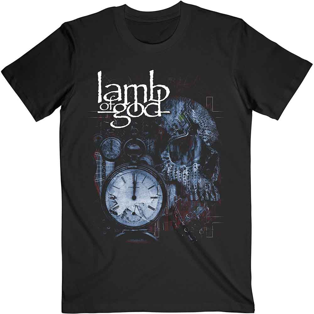 Lamb Of God Circuitry Skull Recolour Black