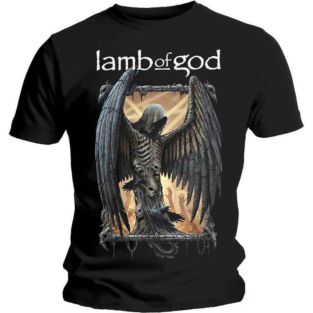 Lamb Of God Winged Death Black