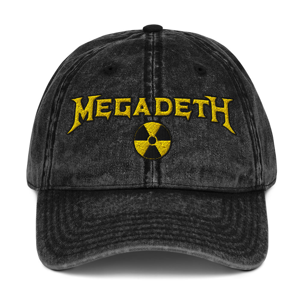 Merch Moment MegaDeth - Vintage Cotton Twill HD Embroidered Cap