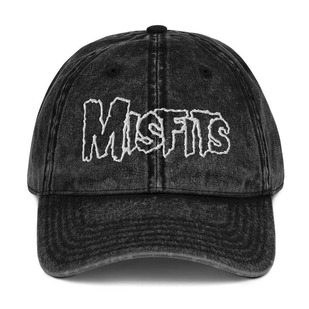 Merch Moment Misfits - Vintage Cotton Twill HD Embroidered Cap