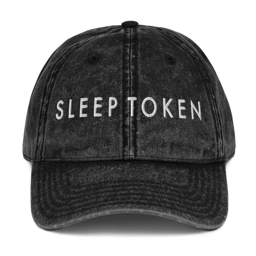 Merch Moment Sleep Token - Vintage Cotton Twill HD Embroidered Cap