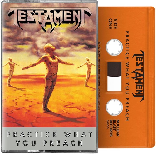 Testament Practice What You Preach (Orange Cassette)