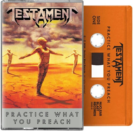 Testament Practice What You Preach (Orange Cassette)
