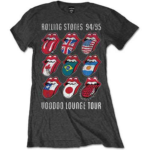The Rolling Stones Voodoo Lounge Tongues Grey