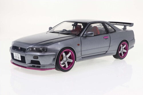 1/18 Nissan Skyline Gt-R Die-Cast Car Solido - 1:18 Nissan Skyline GT-R (R34) Die-Cast Car (Grey) - CD Album