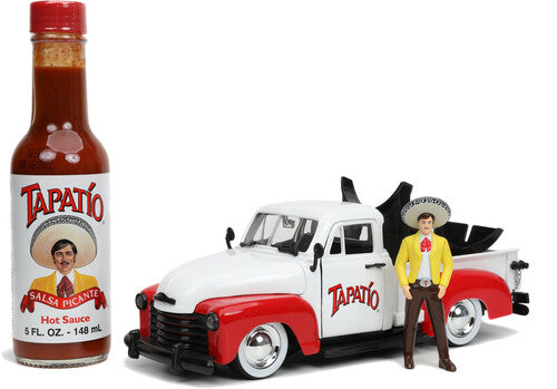 1:24 1953 Pickup W/Tapatio Bottle Holder & Figure Tapatio - 1:24 1953 Chevy Pickup with Bottle Holder & Charro Man Figure - CD Album