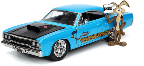 1:24 1970 Plymouth Roadrunner W/ Wile E Coyote Fig Looney Tunes - 1:24 1970 Plymouth Road Runner Die-Cast Car & Wile E Coyote Figure - CD Album