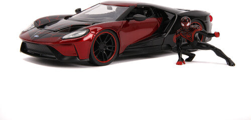 1:24 2017 Ford Gt W/Miles Morales Figure Marvel Spider-Man - 1:24 2017 Ford GT Die-Cast Car & Miles Morales Figure - CD Album