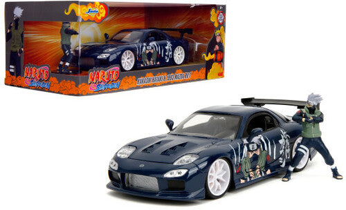 1:24 Naruto - '93 Mazda Rx-7 W/Kakashi (Version 2- Naruto - Anime Hollywood Rides - 1:24 '93 Mazda RX-7 Die-Cast Car & Kakashi Figure (Version 2-Itasha) - CD Album