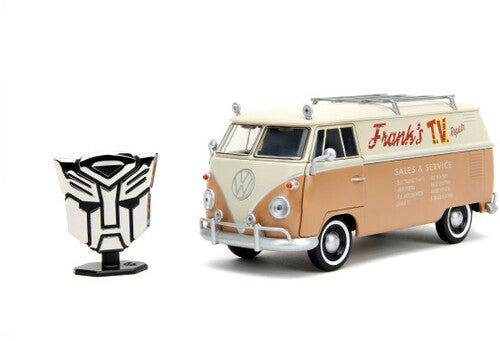 1:24 Tf7 - Wheeljack W/Badge Transformers: Rise of The Beasts - 1:24 Volkswagen Die-Cast Bus Wheeljack & Badge - CD Album