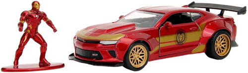 1:32 '16 Camaro Ss Widebody W/ Iron Man Fig Marvel Avengers - Hollywood Rides - 1:32 '16 Camaro SS Widebody Die-Cast Car & Iron Man Figure - CD Album