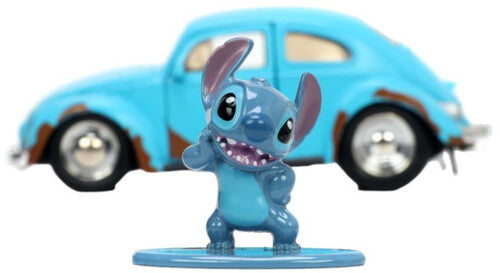 1:32 Hwr: 1959 Blue Punch Buggy W/ Stitch Fig Disney Stitch - Hollywood Rides - 1:32 1959 Volkswagen Beetle Die-Cast Car & Stitch Figure - CD Album