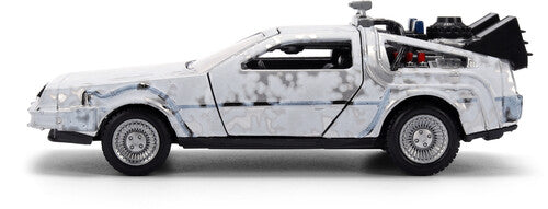 1:32 Hwr Bttf - Time Machine 40th Anniversary Back to the Future - Hollywood Rides - 1:32 40th Anniversary Time Machine Die-Cast Car (Frosty) - Die-Cast Car