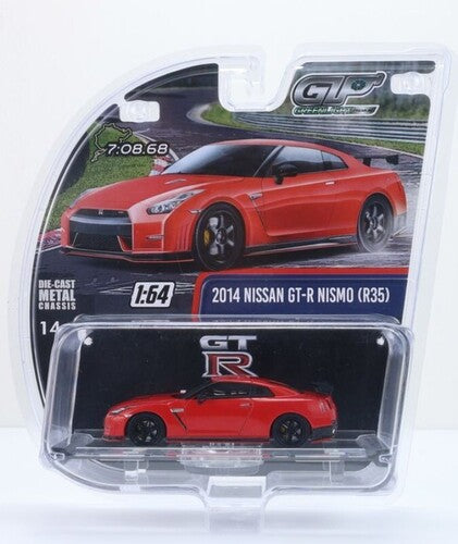1:64 2014 Nissan Gt-R Nismo (R35) Red Die-Cast Car 1:64 2014 Nissan GT-R NISMO (R35) Red Die-Cast Car - CD Album