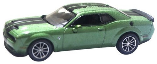 1:64 2023 Challenger Srt Demon 170 Green Indiana S 1:64 2023 Challenger SRT Demon 170 Green with Indiana Stripe Die-Cast Car - CD Album