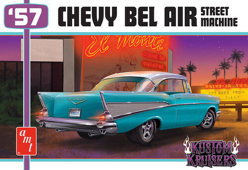 1957 Chevy Bel Air AMT 1957 Chevy Bel Air Street Machine 1/25 Scale Model Kit - Model Kit