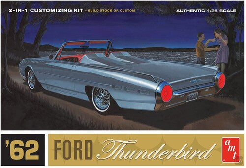 1962 Ford Thunderbird AMT 1962 Ford Thunderbird 1/25 Scale Model Kit - Model Kit