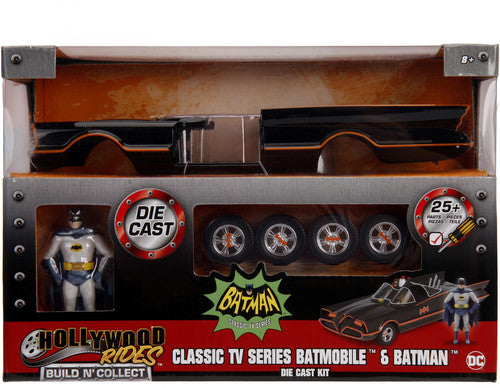 1966 TV Series Batmobile W/ Batman & Robin DC Batman: Classic TV Series - Build N' Collect - 1:24 1966 Batmobile Die-Cast Model Kit & 2 Figures - CD Album