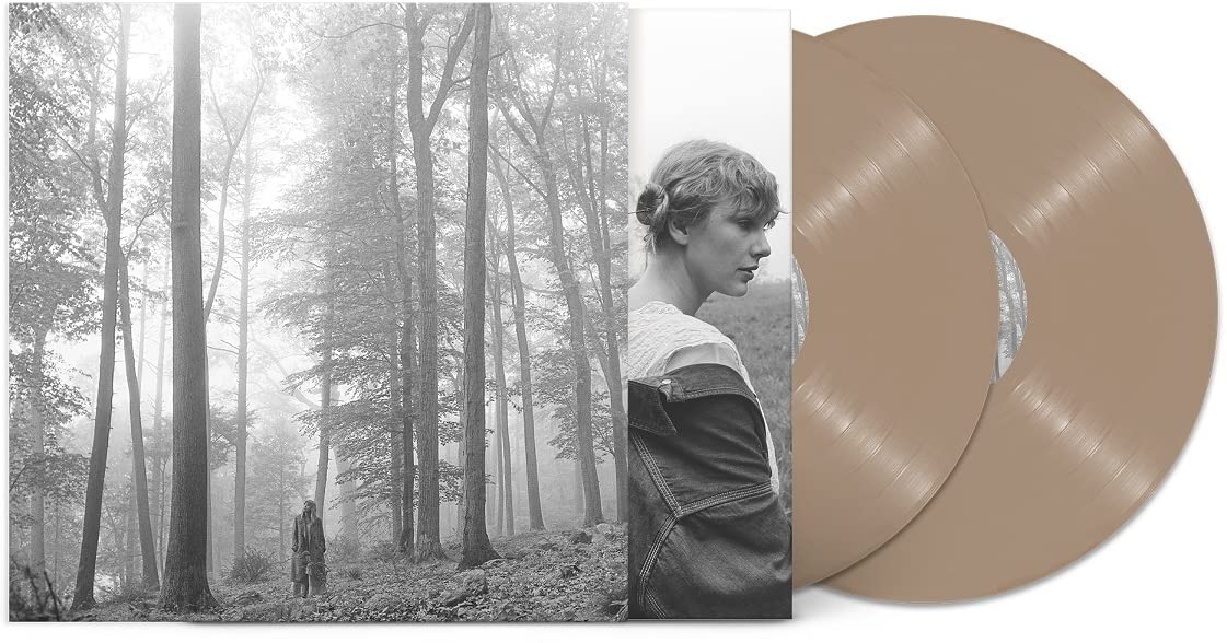 Taylor Swift - 2 Album Vinyl Record Collection - Folklore (Beige) and Evermore (Green) - LP Vinyl Bundle Set - Music & Performance - Vinyl