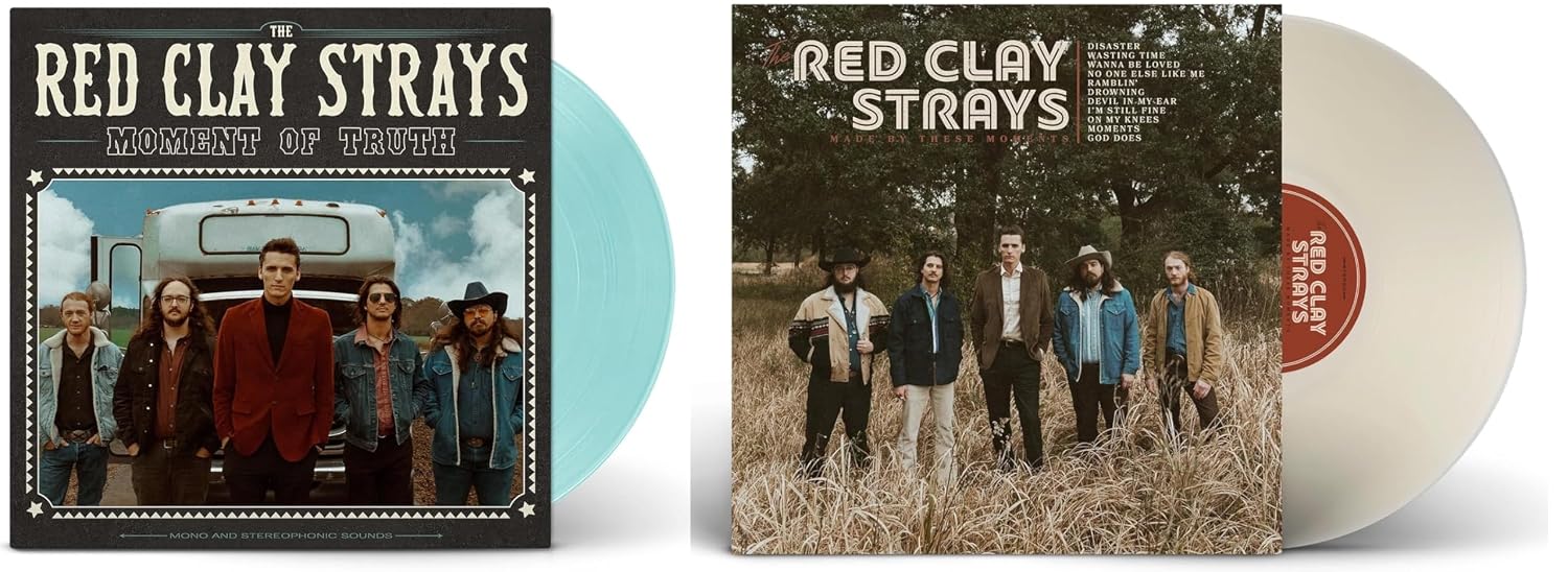 The Red Clay Strays 2 Vinyl record Album Collection: Moment of Truth & Made by These Moments - Music & Performance - Vinyl