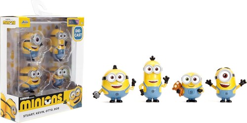 2.5 Metals Minions 4 Pk (6PC) Minions - MetalFigs - 2.5" Diecast Figure 4-Pack - CD Album