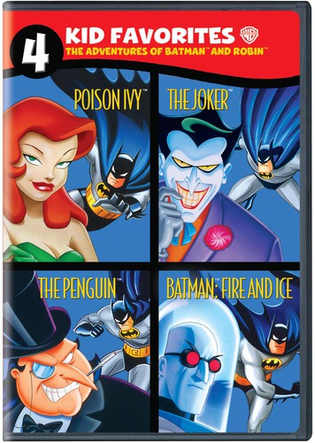 4 Kid Favorites: The Adventures of Batman and Robin - 2-Disc DVD Set