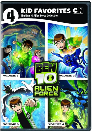 4 Kid Favorites: The Ben 10 Alien Force Collection - 4-Disc DVD Set
