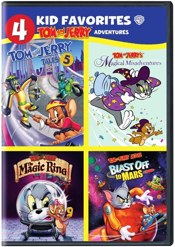 4 Kid Favorites: Tom and Jerry Adventures - 4-Disc DVD Set