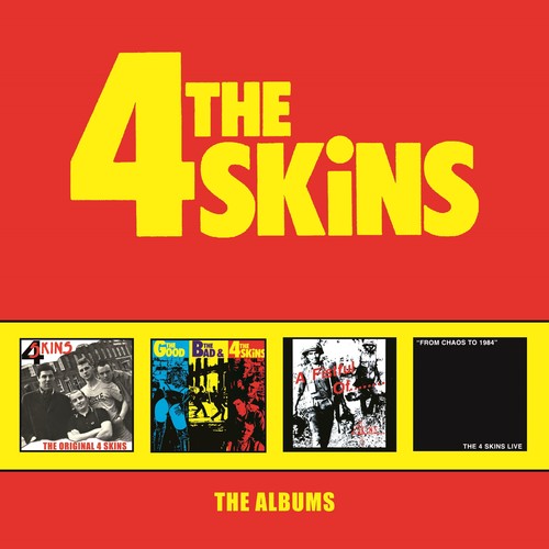 4 Skins Albums - 4-Disc CD Album