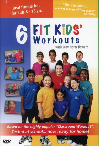 6 Kids Fitness Workouts Fit Kids - DVD