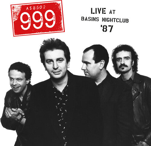 999 Live At The Basins Nightclub '87 - Record Album - Vinyl LP