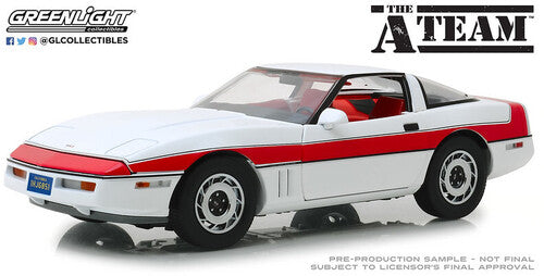 A-Team (1983-87 TV) - 1984 Chevrolet Corvette C4 GreenLight Collectibles - 1:18 The A-Team (1983-87 TV Series) - 1984Chevrolet Corvette C4 - CD Album