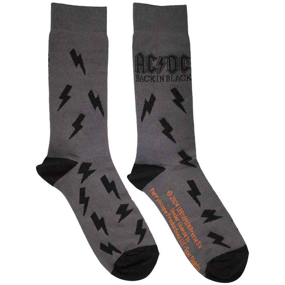 AC/DC Back in Black Bolts Grey