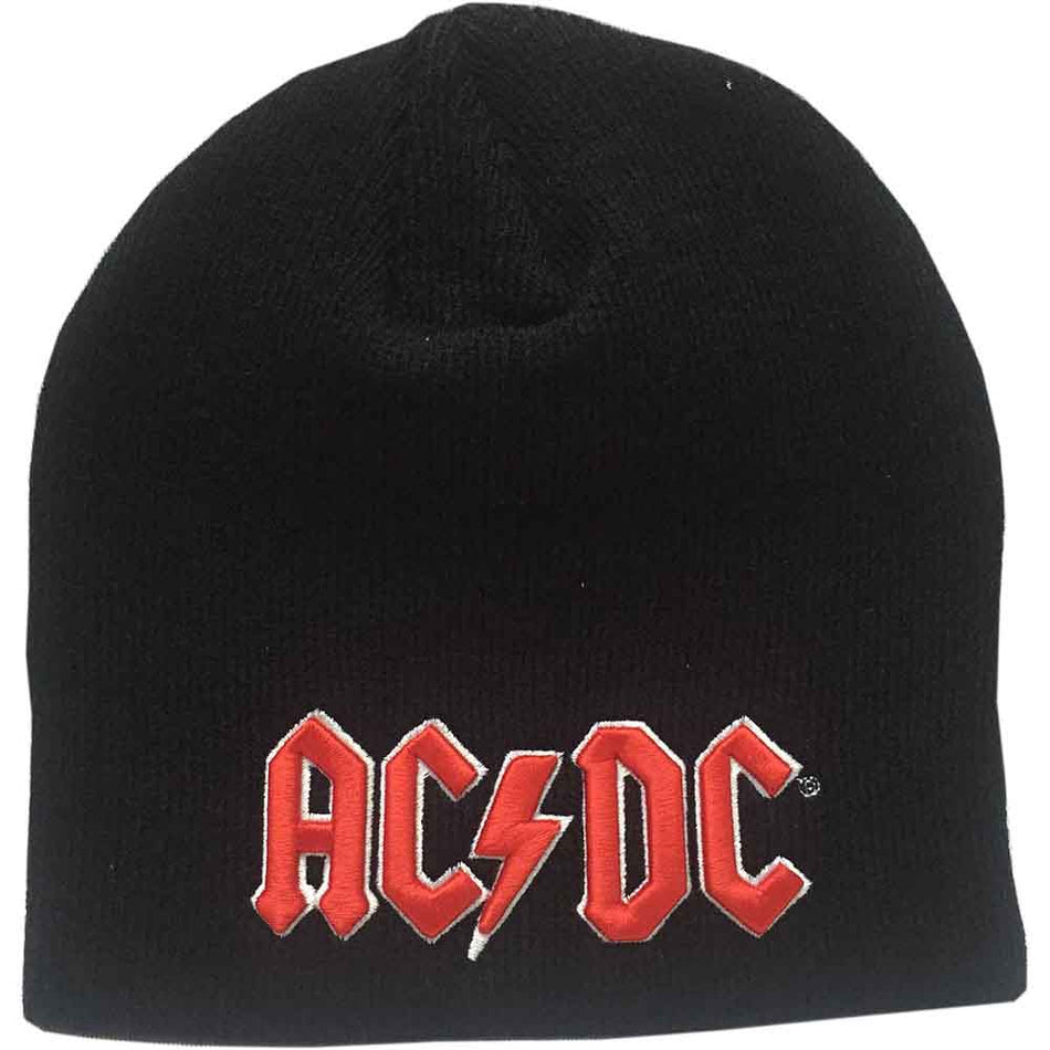 AC/DC Red 3D Logo Black