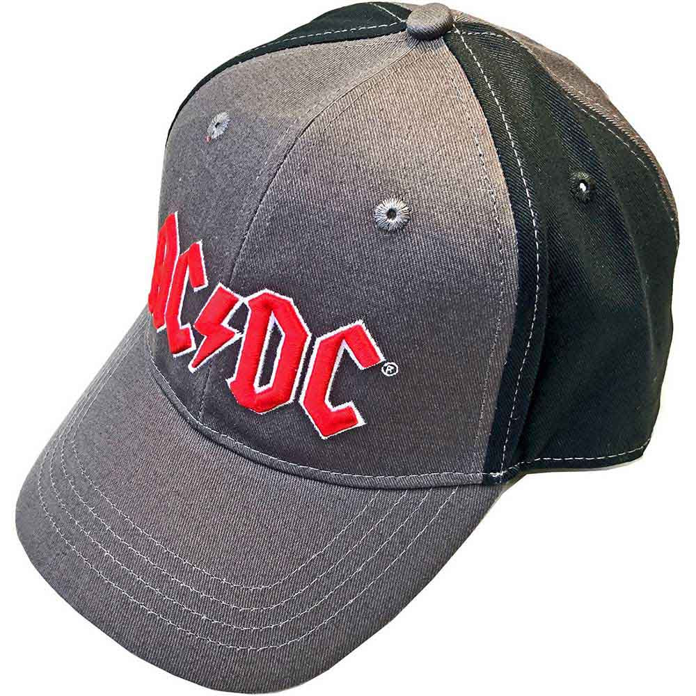 AC/DC Red Logo Black, Grey