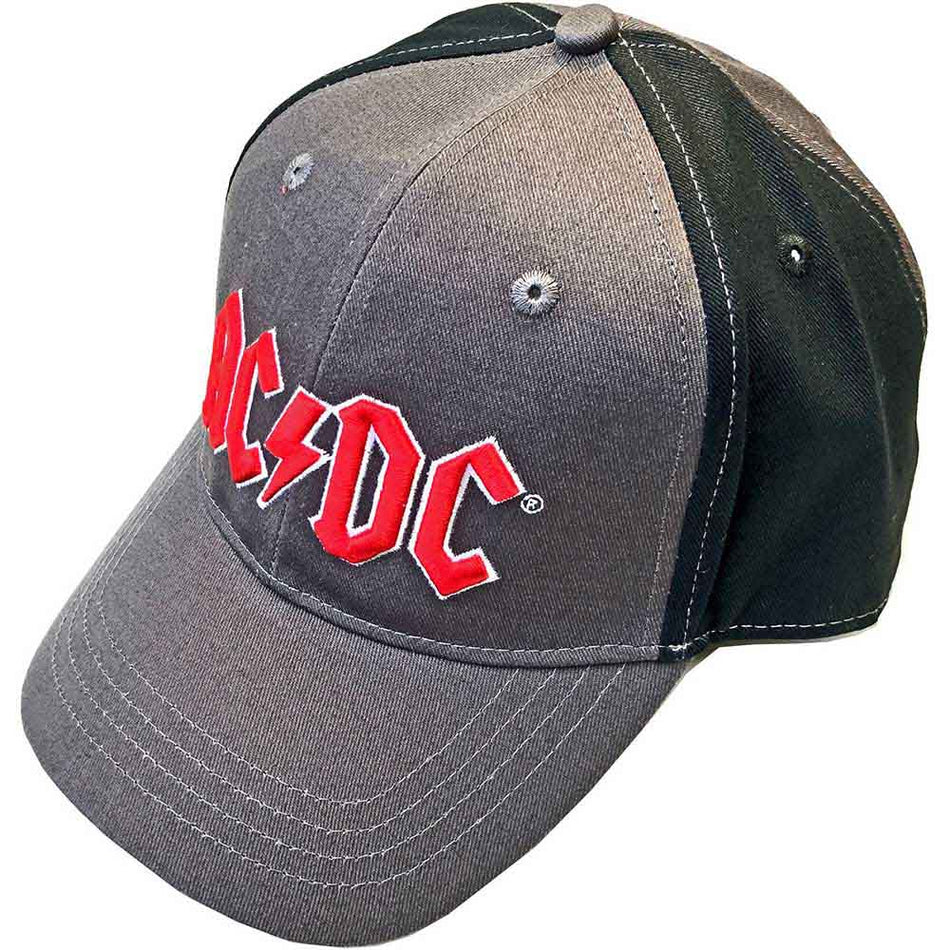 AC/DC Red Logo Black, Grey