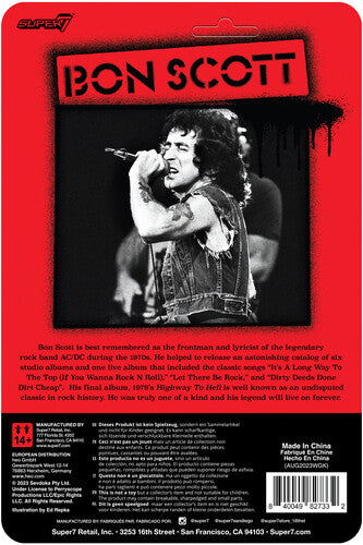 AC/DC Super7 - Bon Scott - Reaction - Bon Scott (Collectible, Figure, Action Figure)