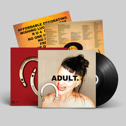 Adult. Kissing Luck Goodbye - Record Album - Vinyl LP