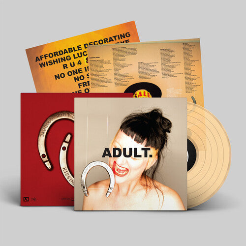 Adult. Kissing Luck Goodbye - Record Album - Vinyl LP