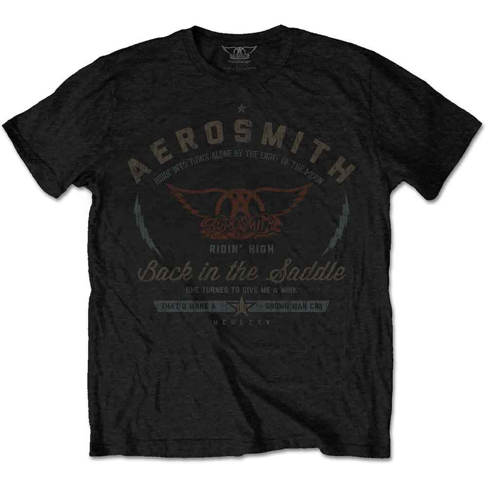 Aerosmith Back in the Saddle Black