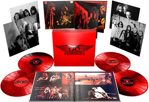 Aerosmith Greatest Hits - Super Deluxe Edition on Red Colored Vinyl - 4-Disc Record Album - Vinyl LP
