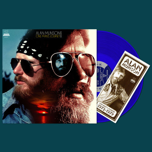 Alan Munson One Man's Journey: 1972-1979 (BLUE VINYL) - Record Album - Vinyl LP