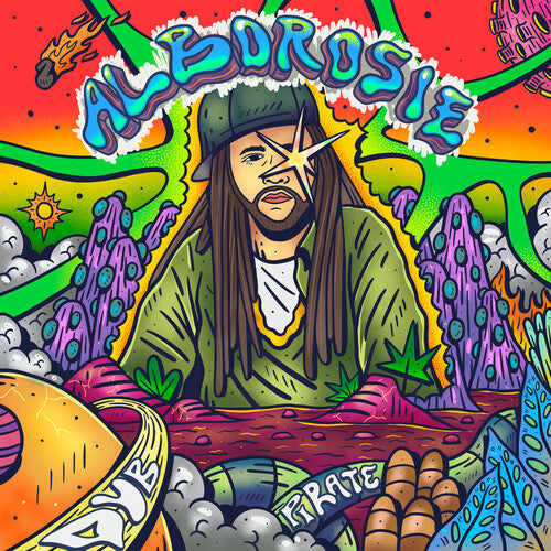 Alborosie Dub Pirate - Orange Splatter - Record Album - Vinyl LP