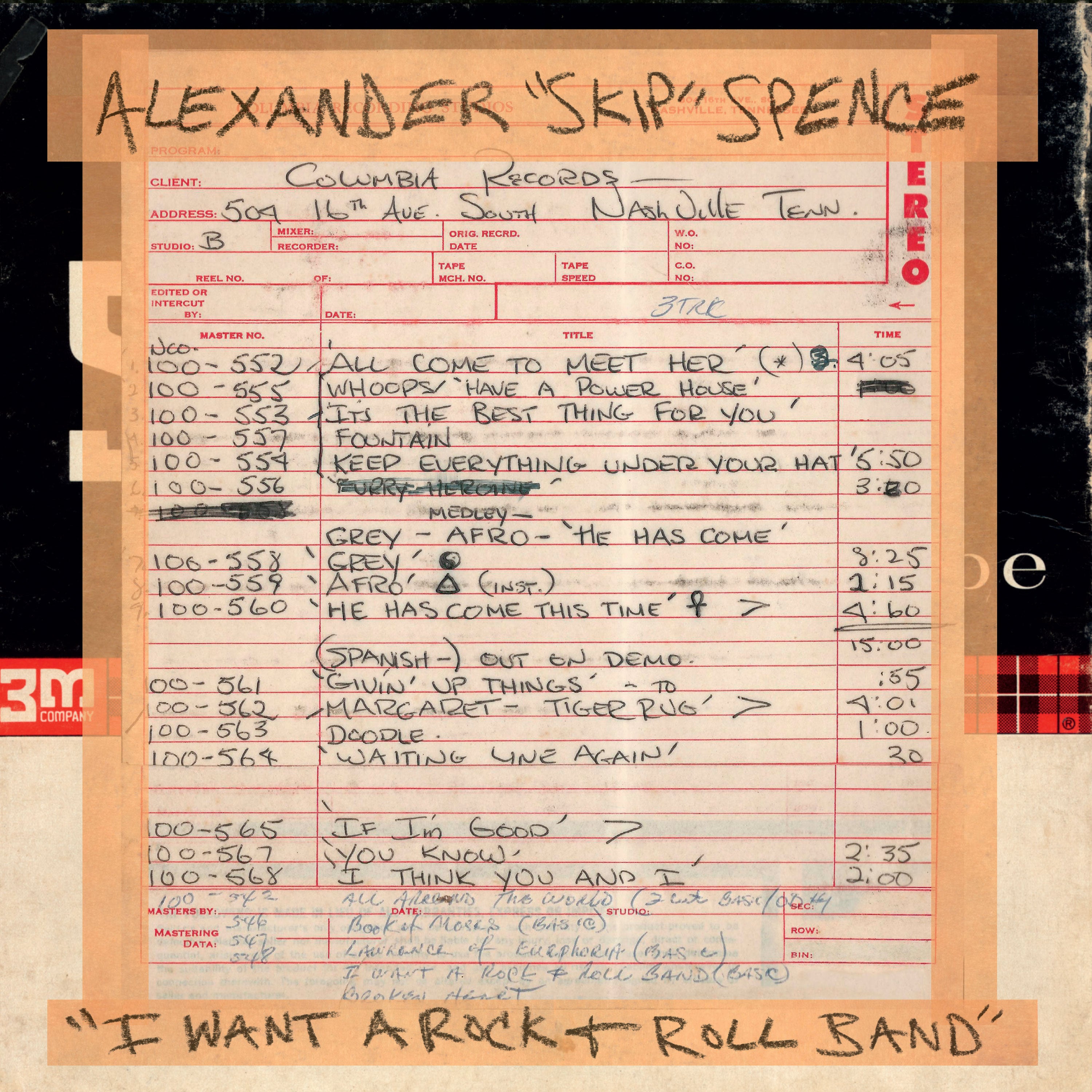 Alexander "skip" Spence I Want A Rock & Roll Band / I Got A Lot To Say/Mary Jane