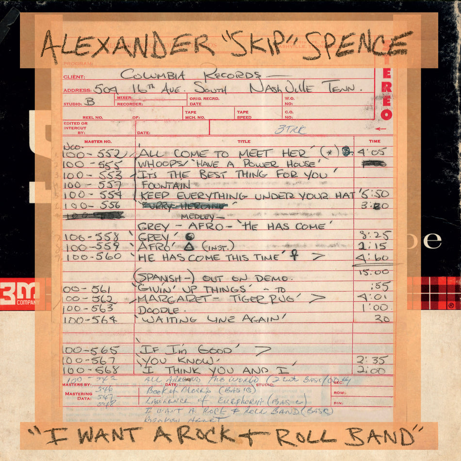 Alexander "skip" Spence I Want A Rock & Roll Band / I Got A Lot To Say/Mary Jane