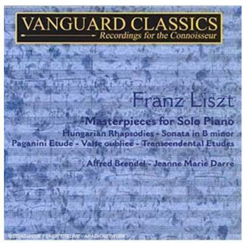 Alfred Brendel Masterpieces for Solo Piano 1 - CD Album