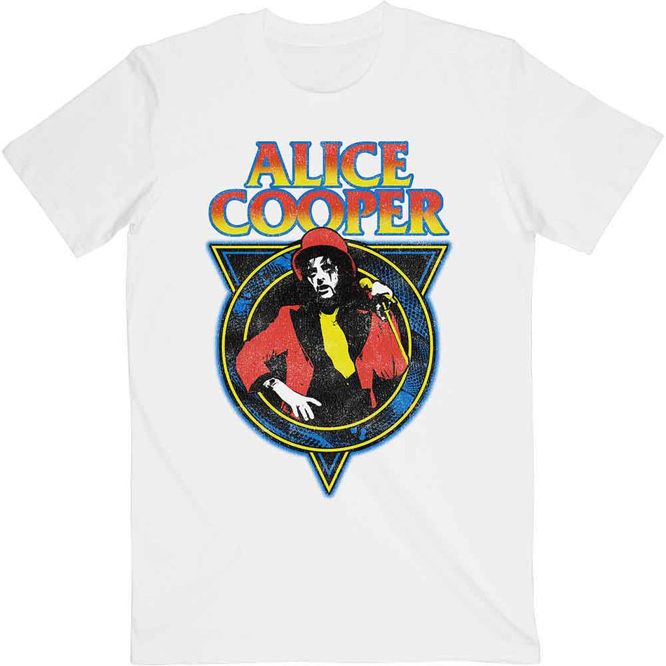 Alice Cooper Snakeskin White