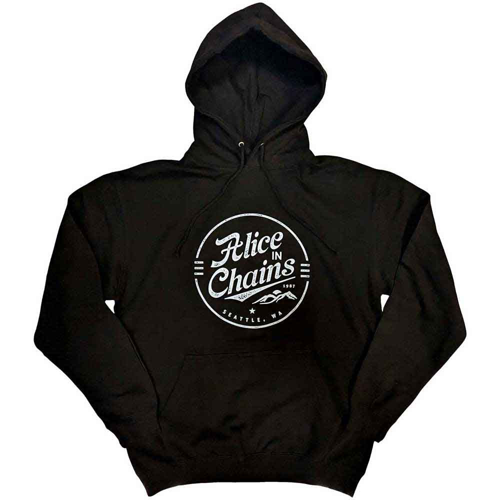 Alice In Chains Circle Emblem Black