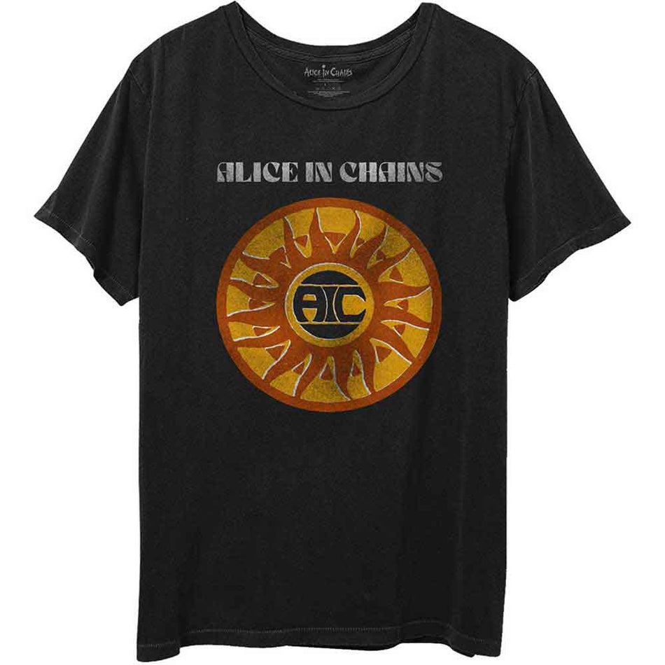 Alice In Chains Circle Sun Vintage Black